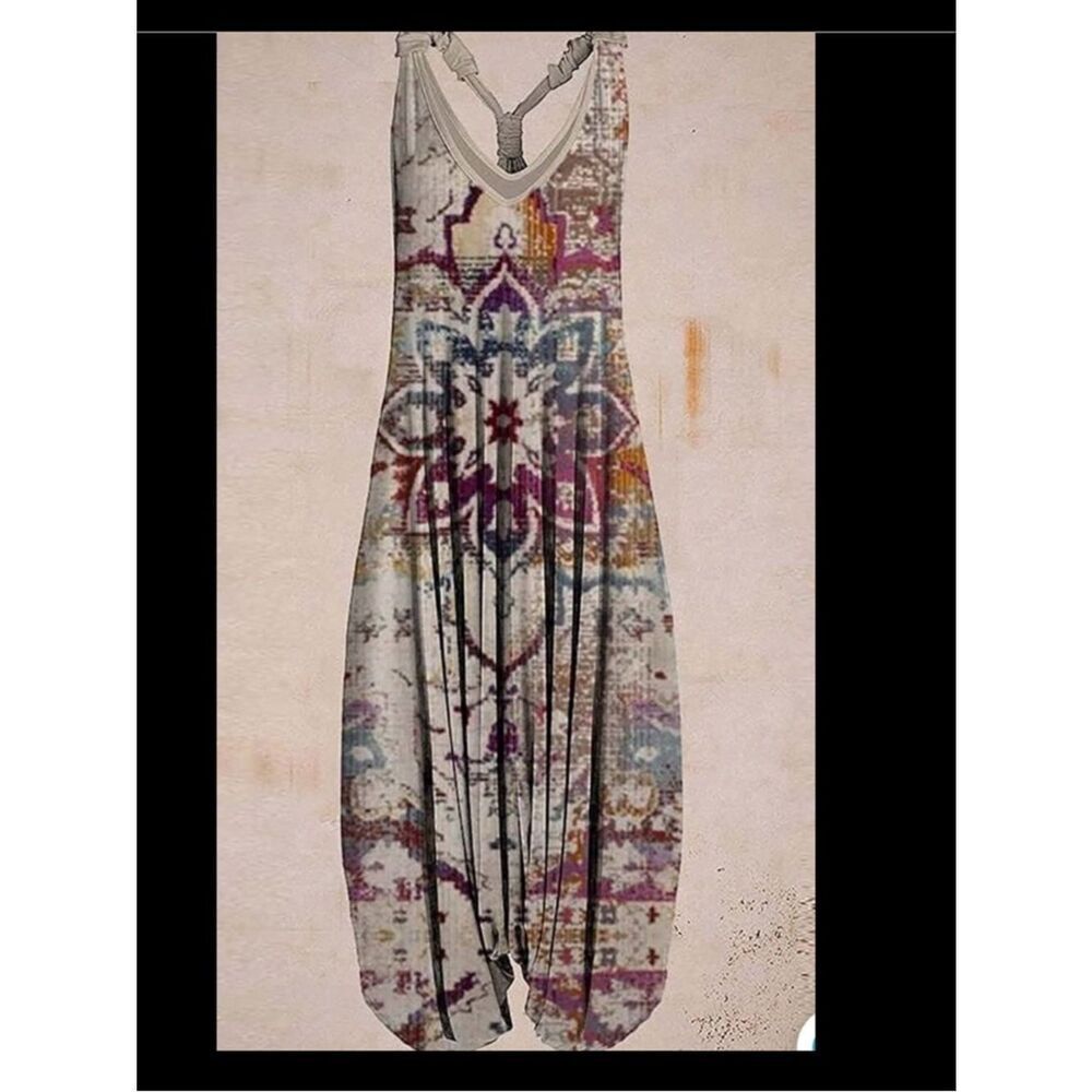 Boho Print Romper